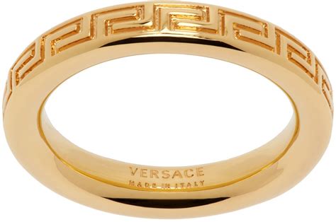 versace gold engraved greek key ring|Versace: Gold Engraved Greek Key Ring .